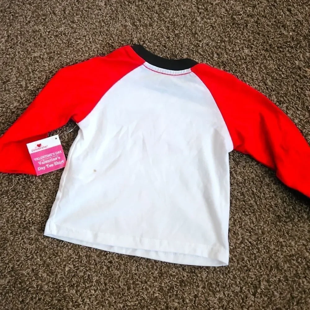 New Dinosaur Heart Valentines Day Long Sleeve Shirt